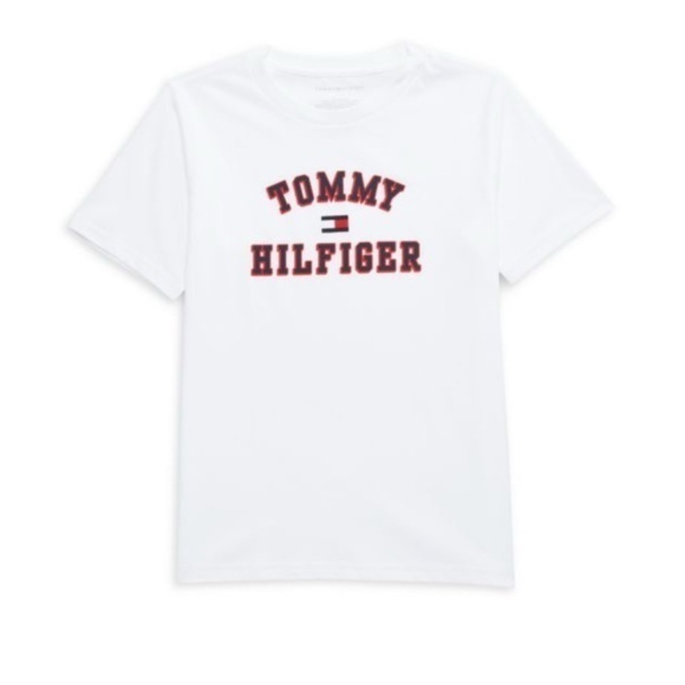 New Tommy Hilfiger Boy’s Kid’s Logo T Shirt Size 6 NWT
